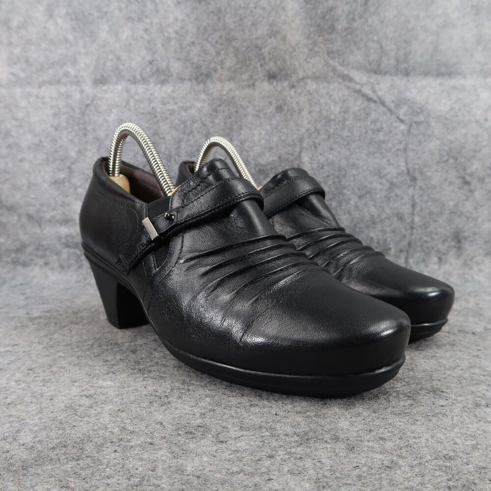 Abeo Shoes Womens 8.5 Pump Loafer Booties Career Classic Comfort Fashion Leather